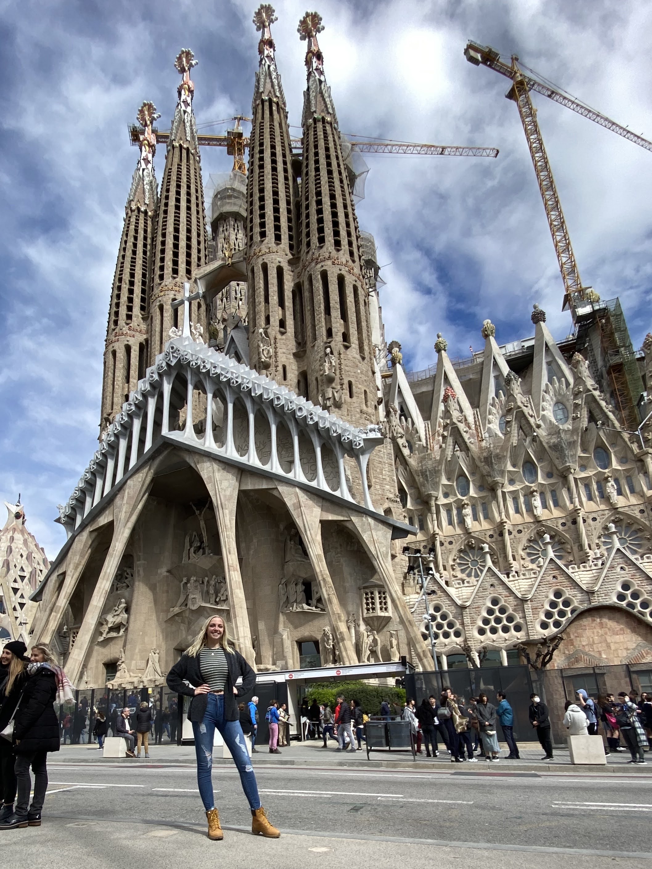 Scenery in Barcelona, Spain
