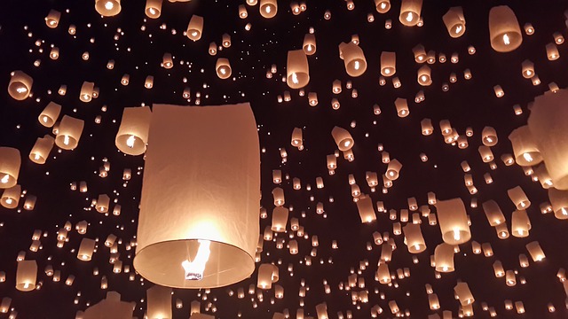 Sea of lanterns