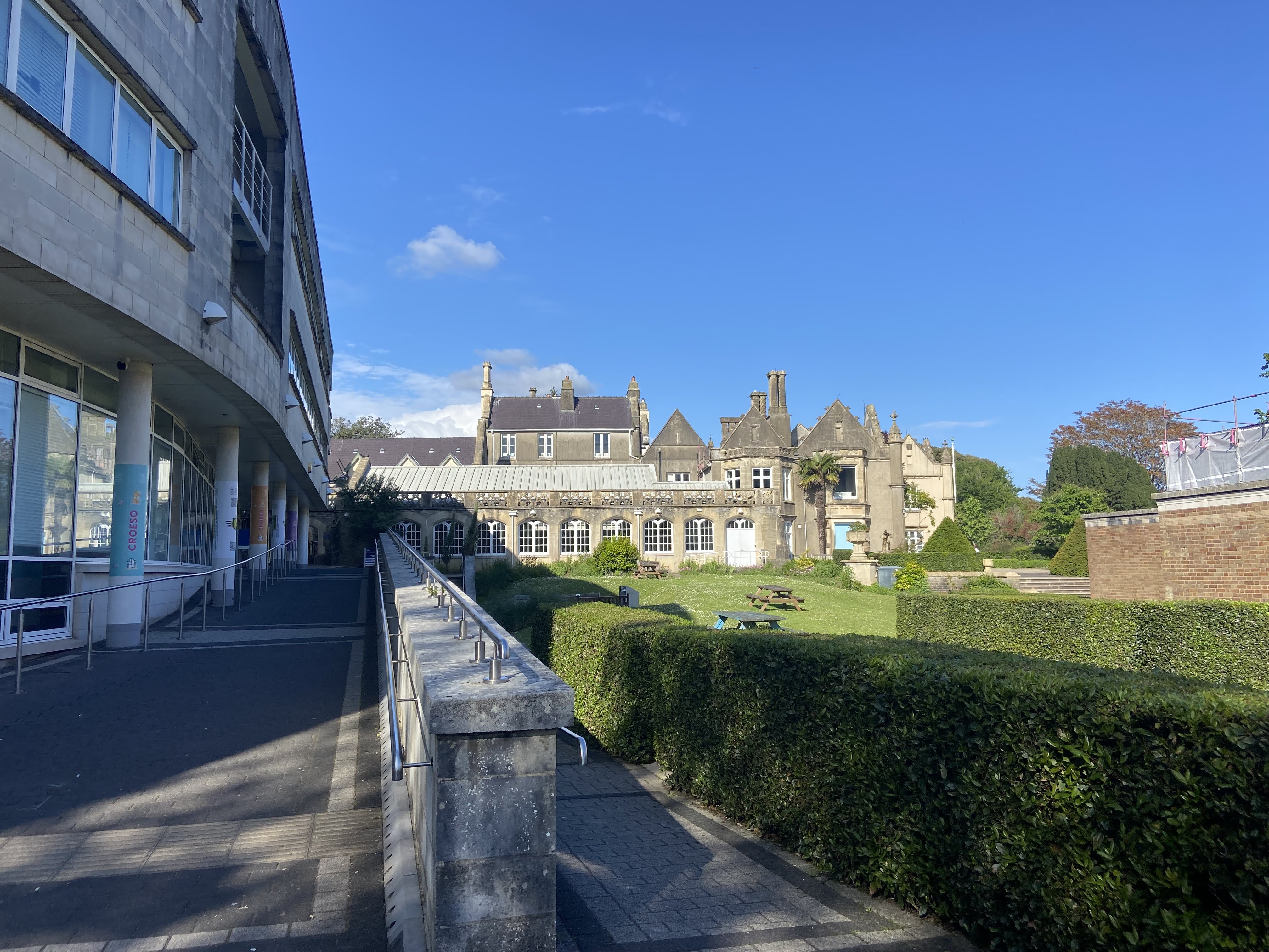 campus shot of buildings