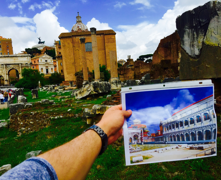 Photo of a historical site abroad